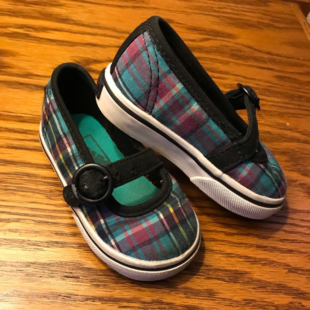 Toddler Vans Plaid Mary Janes